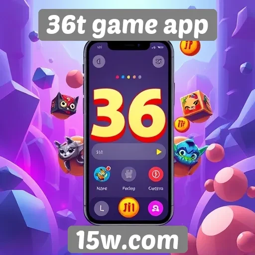 Interface do 36t game app é intuitiva e amigável